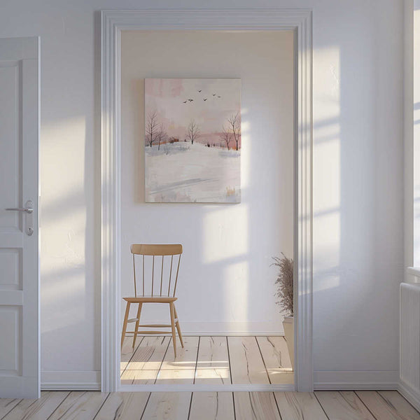 Tablou canvas „Vögel im Winter” de Ohkimiko