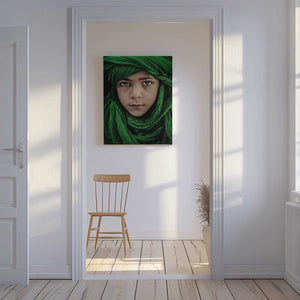 Tablou canvas „Green Boy” de Saeed Dhahi