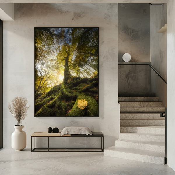 Tablou înramat „The goodbye of a leaf” de Alberto Ghizzi Panizza