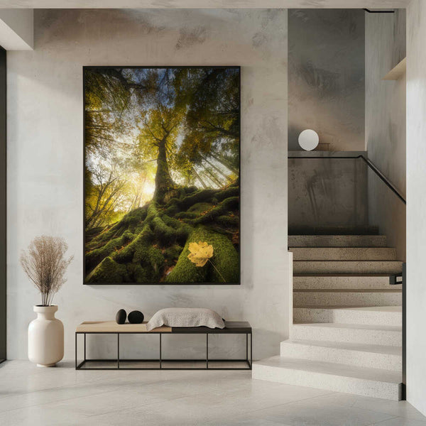 Tablou înramat „The goodbye of a leaf” de Alberto Ghizzi Panizza