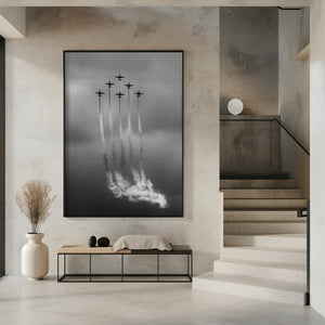 Tablou înramat „Six on Cloud” de Antonyus Bunjamin (Abe)