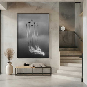 Tablou înramat „Six on Cloud” de Antonyus Bunjamin (Abe)