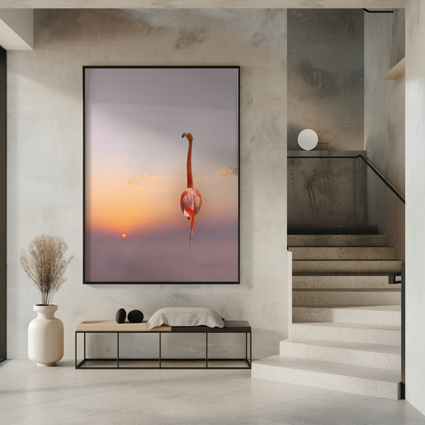 Tablou înramat „sunset ...” de Anna Cseresnjes