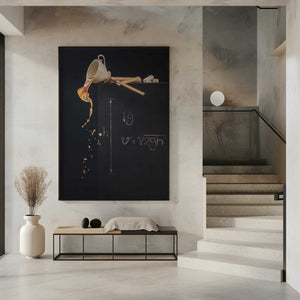 Tablou înramat „A study with free fall” de Dina Belenko