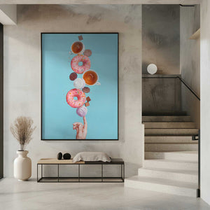 Tablou înramat „Weekend donuts” de Dina Belenko