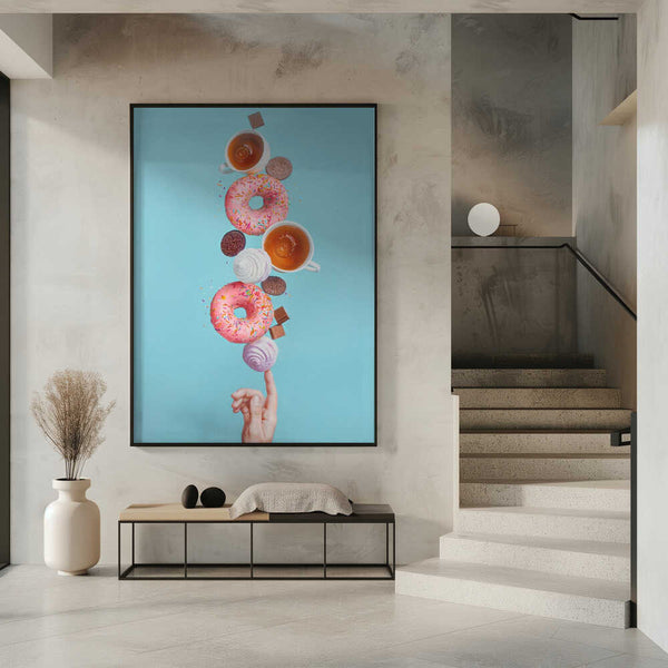 Tablou înramat „Weekend donuts” de Dina Belenko