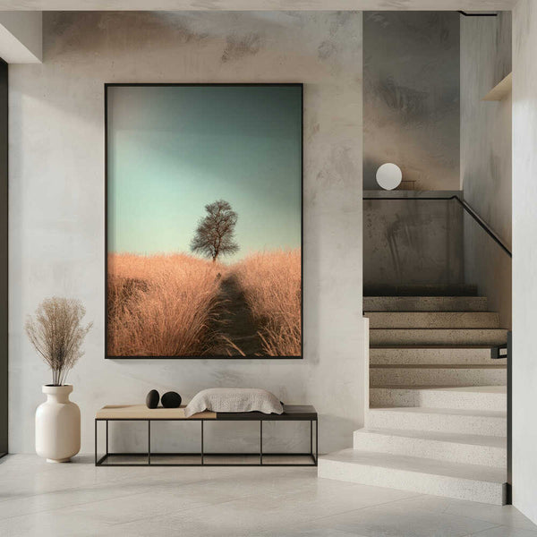 Tablou înramat „Grass and Path” de Jaap van den Helm