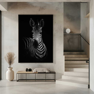 Tablou înramat „The Zebra” de WildPhotoArt