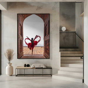 Tablou înramat „Taj Mahal's Heart” de Lin Jing