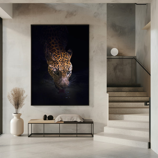 Tablou înramat „Drinking” de Antonyus Bunjamin (Abe)