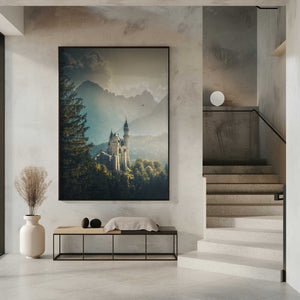 Tablou înramat „Neuschwanstein Castle” de Cuma Cevik