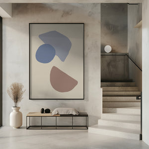 Tablou înramat „Organic Shapes 04” de Pictufy Studio