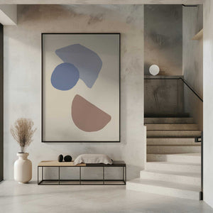 Tablou înramat „Organic Shapes 04” de Pictufy Studio