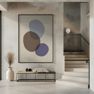 Tablou înramat „Organic Shapes 05” de Pictufy Studio