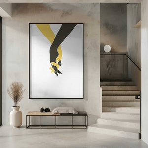 Tablou înramat „Holding Hands” de Pictufy Studio II