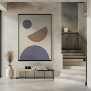 Tablou înramat „Geometrical Shapes” de Pictufy Studio