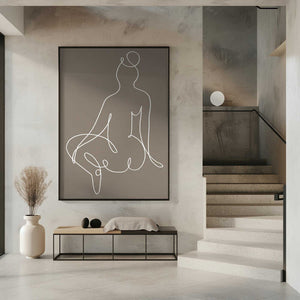 Tablou înramat „Sitting Down 02” de Pictufy Studio II