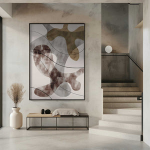 Tablou înramat „Brown Seaweed” de Pictufy Studio II