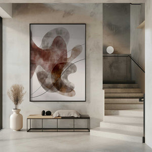 Tablou înramat „Red Seaweed” de Pictufy Studio II