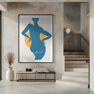 Tablou înramat „Blue Woman” de Pictufy Studio II