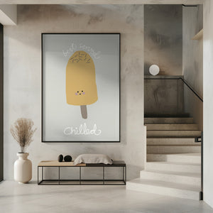 Tablou înramat „Chilled Ice Cream” de Pictufy Studio II