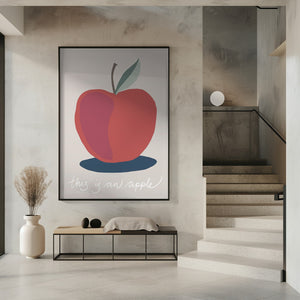 Tablou înramat „This is an Apple” de Pictufy Studio II