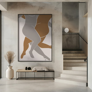 Tablou înramat „Lovers Beige” de Pictufy Studio II