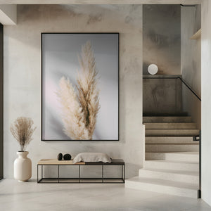 Tablou înramat „Pampas Grass Grey” de Pictufy Studio III