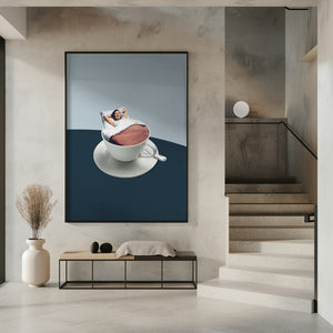 Tablou înramat „Morning rituals” de Maarten Léon