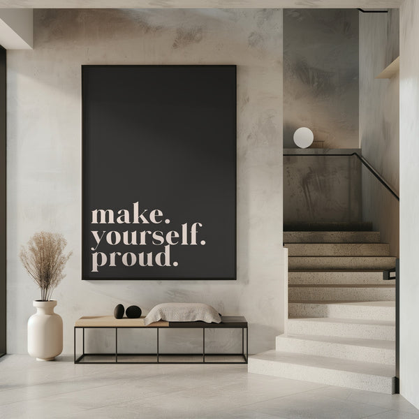 Tablou înramat „Motivational Phrase” de uplusmestudio