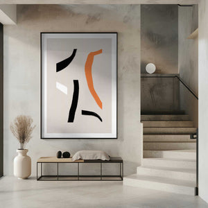 Tablou înramat „Colorful Curved Shapes” de uplusmestudio
