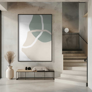 Tablou înramat „Abstract Earth Flow” de uplusmestudio