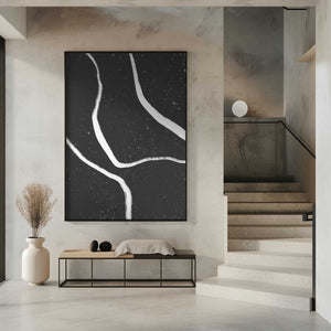 Tablou înramat „Monochrome Paths” de uplusmestudio