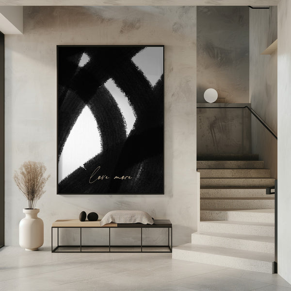 Tablou înramat „Love's Abstract Path” de uplusmestudio