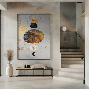 Tablou înramat „Sun And Moon” de Elisabeth Fredriksson