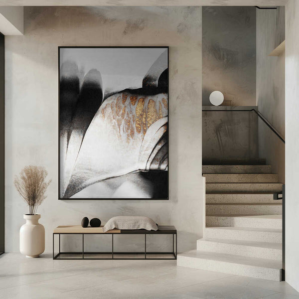 Tablou înramat „Gold Veins” de Elisabeth Fredriksson