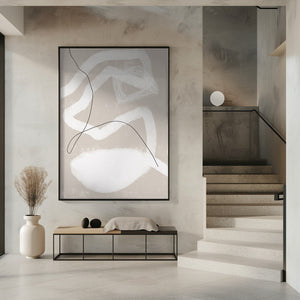 Tablou înramat „Organic Lines And Shapes” de uplusmestudio