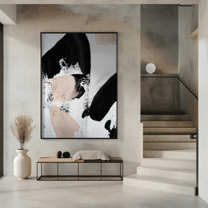 Tablou înramat „Black and Nude” de uplusmestudio