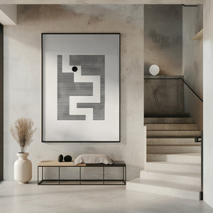 Tablou înramat „Minimalist maze” de Pictufy Studio II