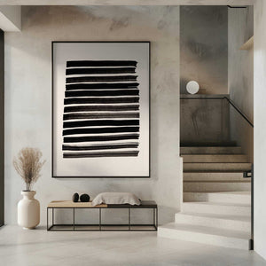 Tablou înramat „Stripes_Beige” de Pictufy Studio II