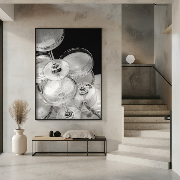 Tablou înramat „Champagne tower_5” de Pictufy Studio III