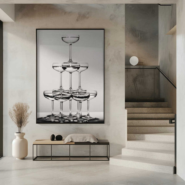 Tablou înramat „Champagne tower_6” de Pictufy Studio III