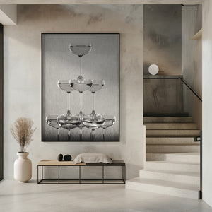 Tablou înramat „Champagne tower_9” de Pictufy Studio III