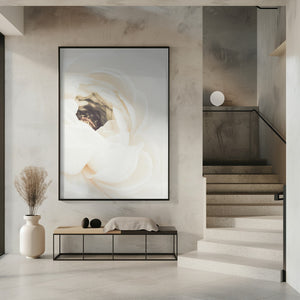 Tablou înramat „White Flower 01” de Pictufy Studio III