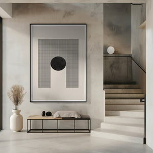 Tablou înramat „Geometric Eclipse” de THE MIUUS STUDIO