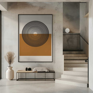 Tablou înramat „Concentric Reflections” de THE MIUUS STUDIO