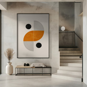 Tablou înramat „Geometric Harmony” de THE MIUUS STUDIO