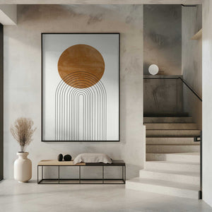 Tablou înramat „Golden Arch Echoes” de THE MIUUS STUDIO