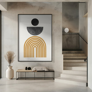 Tablou înramat „Geometric Harmony” de THE MIUUS STUDIO