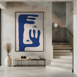 Tablou înramat „Abstract Face No1.” de THE MIUUS STUDIO